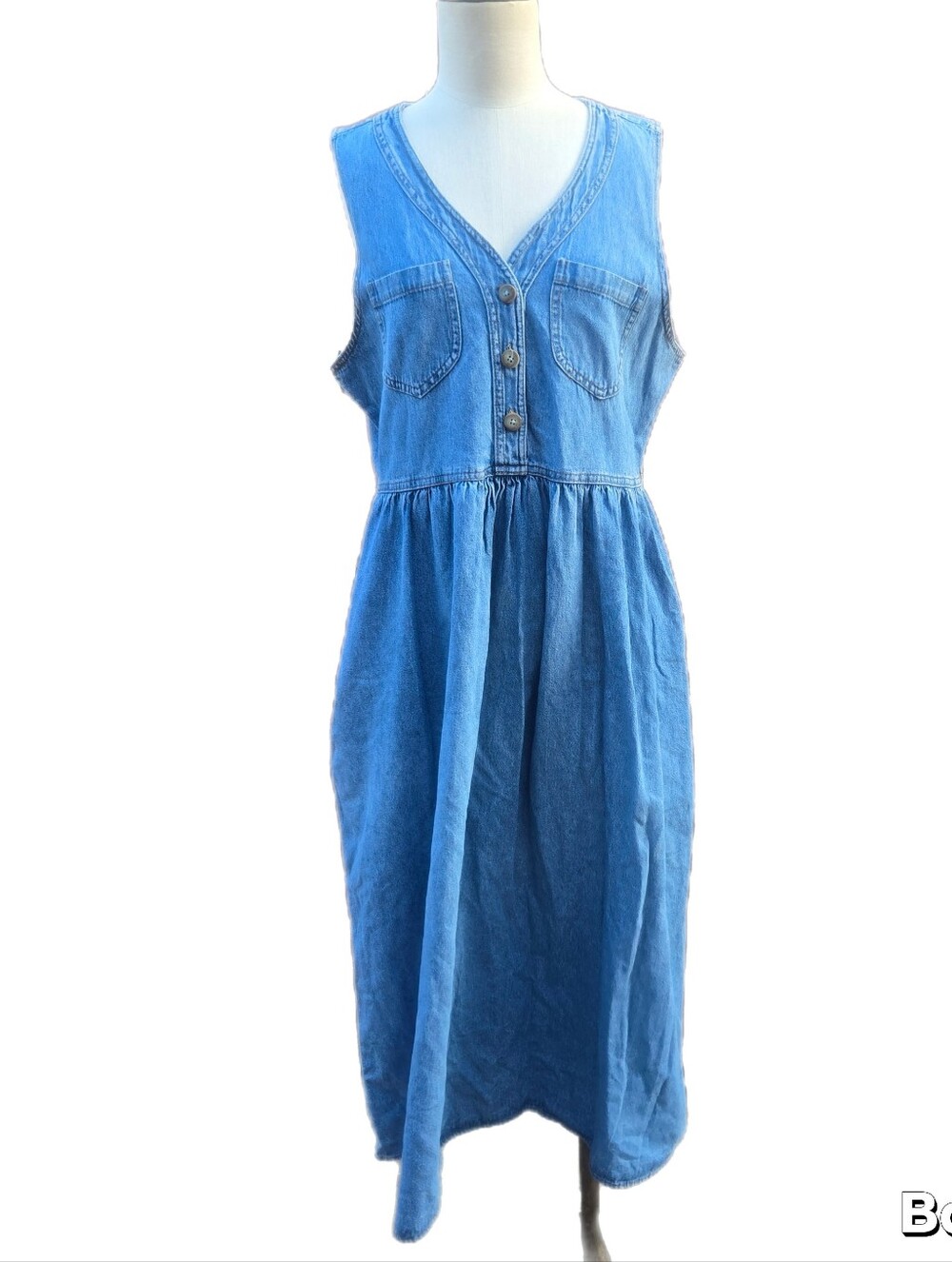 Denim Babydoll Dress